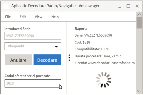 Decodare Auto DVD Player Radio Casetofon Mp3 Navigatie Drobeta-Turnu Severin Mehedinti