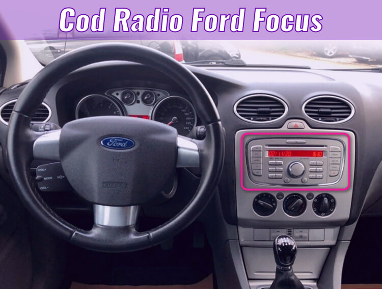 cod casetofon ford focus