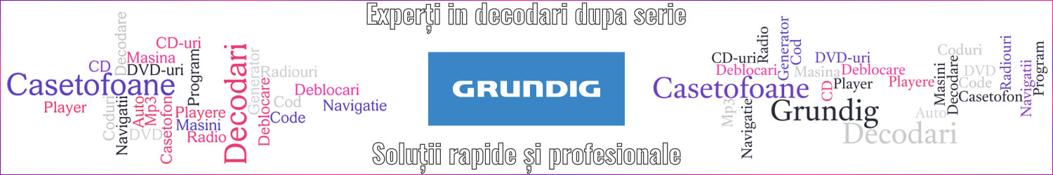 experti decodari casetofoane auto grundig