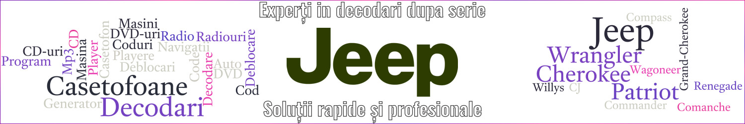 experti decodari casetofoane navigtii auto jeep