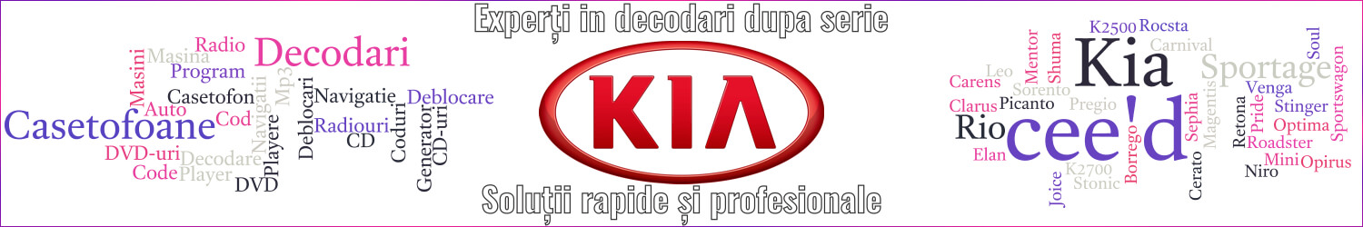 experti decodari casetofoane navigtii auto kia