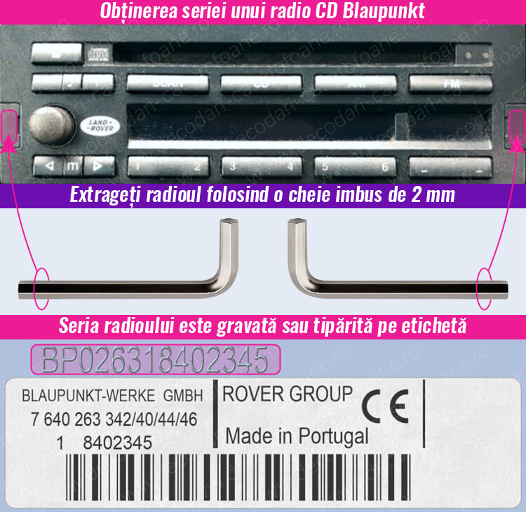 cod radio cd land rover blaupunkt