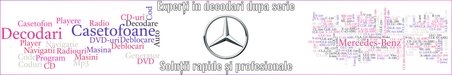 experti decodari casetofoane navigtii auto mercedes