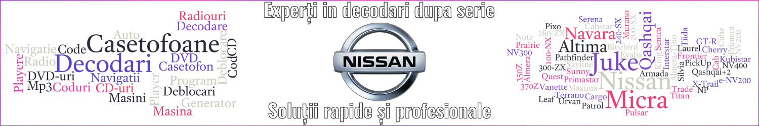 experti decodari casetofoane navigtii auto nissan