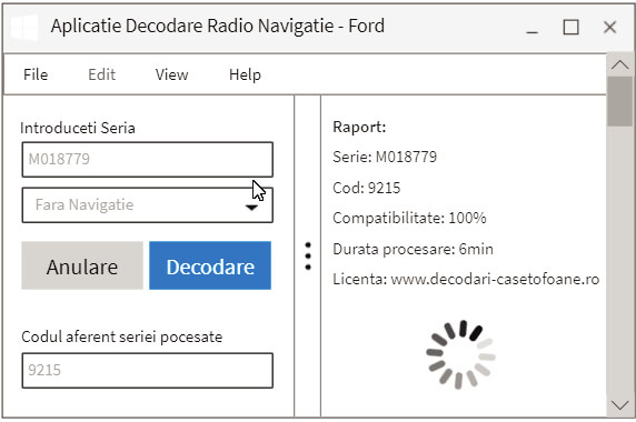 Navigatie Auto CD DVD Decodare Radio Casetofon Alexandria Teleorman