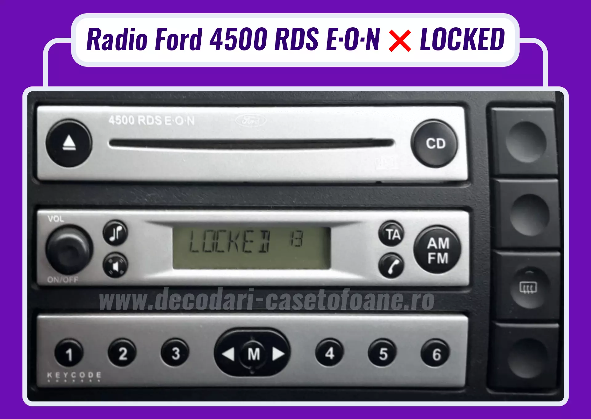 decodare cd ford locked 10