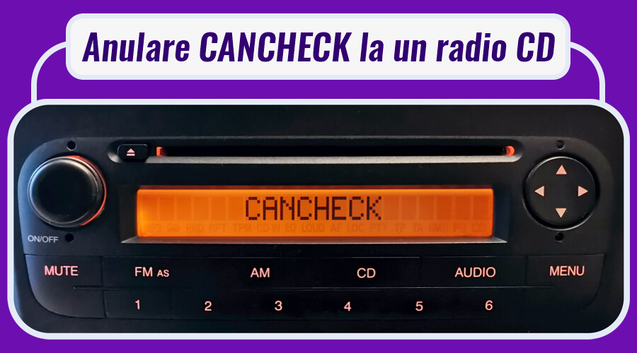 anulare cancheck radio fiat lancia alfa romeo iveco